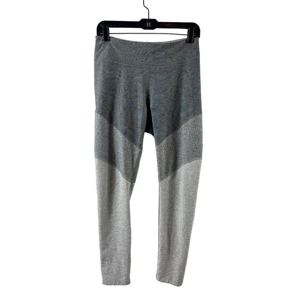 Outdoor Voices Springs 7/8 Leggings In Graphite/Ash/Dove Large Colorblocked